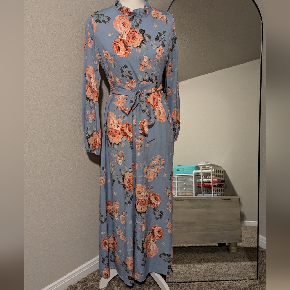 SHEIN Floral Maxi Dress